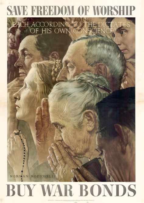 Norman Rockwell Four Freedoms, Dulwich Picture Gallery, Rockwell Paintings, Norman Rockwell Paintings, Poster Series, Propaganda Posters, Norman Rockwell, Historical Maps, Art Google