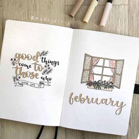 February Themes, Quote Page, How To Bullet Journal, April Bullet Journal, March Bullet Journal, February Bullet Journal, Bullet Journal Quotes, Bullet Journal Cover Page, Bullet Journal Tracker