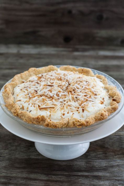 Crème De La Cream (Fresh Coconut Pie Recipe) by EclecticRecipes.com #recipe Triple Coconut Cream Pie, Coconut Food, Coconut Pie Recipe, Homemade Pies, Cream Fresh, Coconut Pie, Fresh Coconut, Coconut Cream Pie, Banana Cream Pie