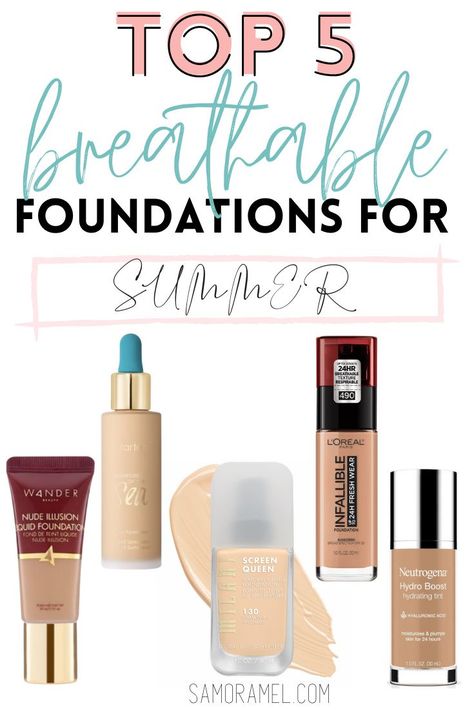 Summer Foundation, Makeup For Older Women, Lightweight Foundation, Beauty Makeup Photography, Beauty Tips For Face, Beauty Storage, Beauty Tips For Skin, Best Beauty Tips, Amazon Beauty Products