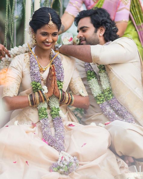 Keerthi Pandian, Ashok Selvan, Marriage Pic, Indian Wedding Flowers, Indian Wedding Poses, Indian Marriage, South Indian Weddings, Wedding Rituals, Wedding Set Up