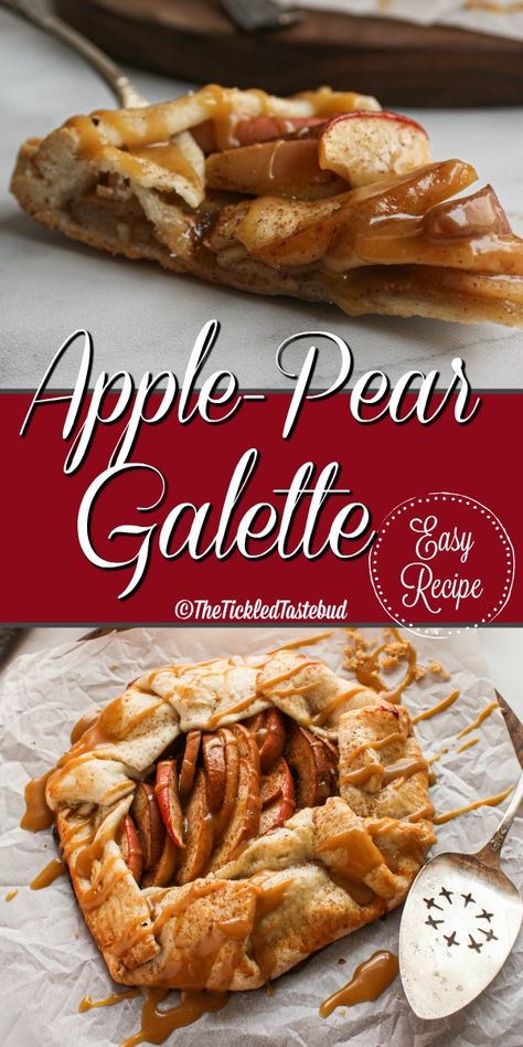 Pear Dessert Recipes, Apple Galette, Store Bought Pie Crust, Pear Dessert, Galette Recipe, Apple Pear, Pear Recipes, Holiday Desserts, Eat Dessert