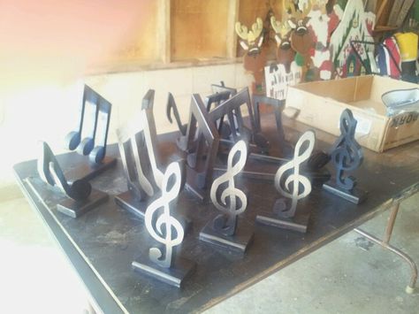 My daughter is big in to choir so we decided to do a music themed grad party these are centerpieces my husband made Red Carpet Graduation, Themed Graduation Party, Grad Decor, Broadway Party, Graduation Boards, Show Choir, Boy Graduation, Music Themed Parties, Band Ideas