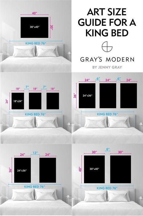 How To Style A King Size Bed, Bedroom Wall Art Above Bed, Bedroom Art Above Bed, Bedroom Wall Decor Above Bed, Wall Decor Above Bed, Decor Above Bed, Art Above Bed, Home Office Inspiration, Master Room