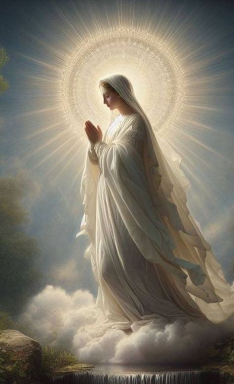 Biblical Pictures, Mary Jesus Mother, Mother Mary Pictures, Christ Artwork, مريم العذراء, Jesus Mother, Virgin Mary Art, Mother Mary Images, Catholic Pictures