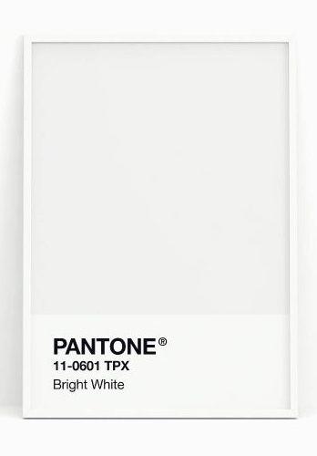 Pantone Bright White, White Colour Pantone, Pantone White Shades, Off White Pantone, Pantone Shade Card, Bianca Core, Pantone White, Pantone Solid Coated, White Swatch