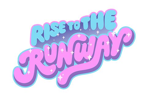 RuPaul's Drag Race Season 13 on Behance Fluffy Typography, Cartoon Typography, Inspiration Typographie, Graphic Design Letters, Cute Typography, Text Logo Design, Hand Lettering Inspiration, Procreate Lettering, Rupaul's Drag Race