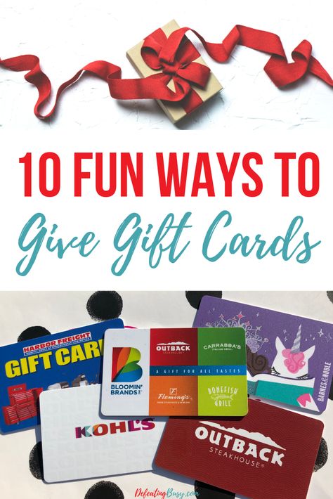 How To Give Gift Cards Ideas Creative Birthday, Gift Card Baskets Ideas, Gift Card Note Ideas, Ways To Display Gift Cards As A Gift, Display Gift Cards For Gift, Gift Basket With Gift Cards, Gift Card Arrangement Ideas, Presenting Gift Cards Cute Ideas, Fast Food Gift Card Basket