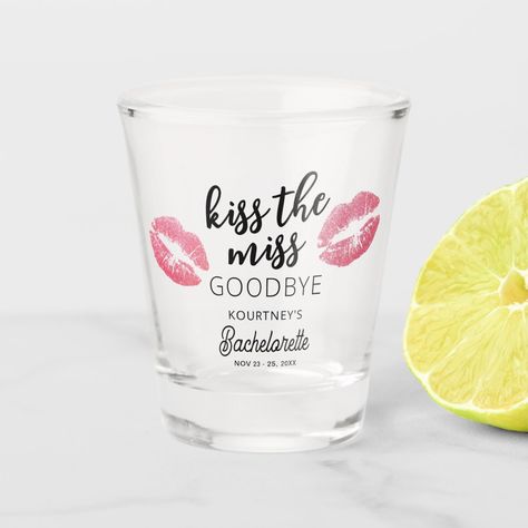 Wedding shot glasses