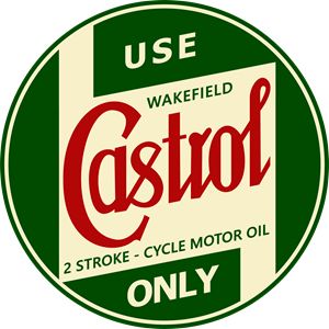 Oil And Gas Logo Vintage Signs, Castrol Oil, Castor Bean, Schrift Design, Old Garage, Old Gas Stations, Old Logo, Garage Art, Vintage Tin Signs