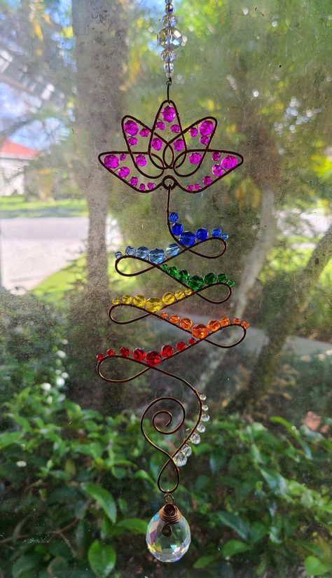 This Suncatchers item by OrisOddities has 2 favorites from Etsy shoppers. Ships from Naples, FL. Listed on Feb 23, 2023 Crystal Bead Crafts, Wire Wrapped Suncatcher, Wire Suncatcher Diy, Lotus Unalome, Wire Suncatcher, Chakra Suncatcher, Bead Suncatcher, Crystal Suncatchers Diy, Copper Wire Crafts