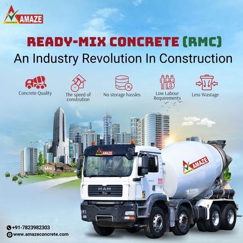 🚧Simplify Your Construction Process🚧 With a blend that’s pre-mixed to perfection, you’ll save time and increase efficiency on-site. Ideal for projects of any scale, our concrete solution is your key to more efficient construction.   📞Contact us: +91-7823982303  🌐Visit our website: www.amazeconcrete.com  #AmazeConcrete #ConcreteInnovation #ReliableConstruction #BuildingDreams #ConcreteMixer #QualityConcrete #StrongFoundations Mix Concrete, Concrete Mixers, Concrete Design, Construction Process, Design Advertising, Graphic Design Advertising, Design Tips, Save Time, Flyer Design