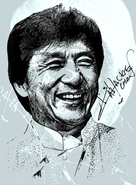 Jackie Chan Jackie Chan Drawing, Pen Sketchbook, Kakashi Sharingan, Little Dragon, Jackie Chan, Screen Wallpaper, Easy Drawings, Art Drawings, Photoshop