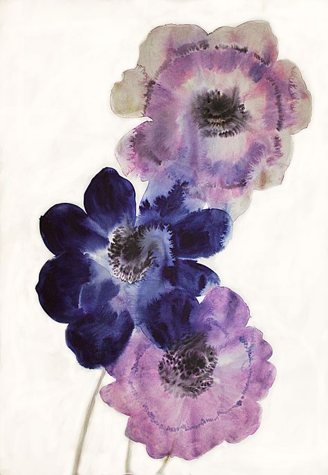 Watercolor Artist Research – Lourdes Sanchez – MissKay Ethereal Art, Arte Floral, Watercolor Artist, Watercolor And Ink, Purple Flowers, No. 2, Flower Painting, Art Inspo, Watercolor Paintings