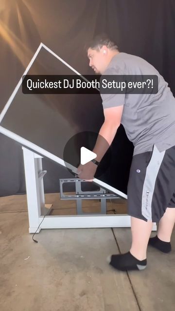 Dj Booth Portable, Mobile Dj Booth, Diy Dj Booth Dj Setup, Diy Dj Booth Cardboard, Dj Booth Design Dj Setup, Dj Stage Design, Diy Dj Booth, Dj Booth Ideas, Dj Studio