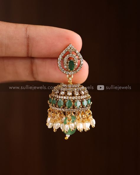 ⭐️ Comment to get link of the product or to place orders Designer Peacock Stone Necklace with Jhumka Product code 3088 #peacock #stone #necklace #jhumka #jewellery #jewels Stone Necklace, Stone, Design