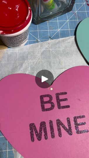 Getting ready to design a conversation heart wreath!!!! | Glamgirl Wreaths | Glamgirl Wreaths · Original audio Valentines Inspiration, Conversation Heart, Conversation Hearts, Heart Wreath, Converse With Heart, Getting Ready, Get Ready, Wreath, Audio