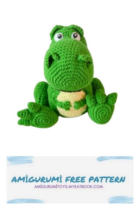 Crochet T Rex Pattern Free, Trex Crochet Free Pattern, Trex Amigurumi Free Pattern, Amigurumi Brontosaurus Free Pattern, Free Brontosaurus Crochet Pattern, Chubby Dino Crochet Pattern, Crochet T-rex Dinosaur Pattern Free, Crochet T-rex, Crochet Disney