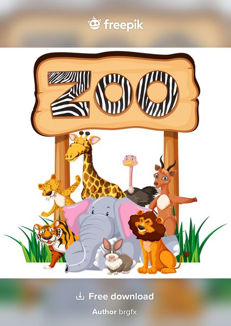 Zoo Background, Leopard Hunting, African Jungle, Wildlife Day, Jungle Illustration, Kids Illustration, Kids C, Entrance Sign, Animal Groups