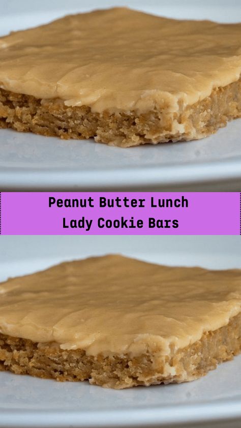 Cookies baked up in a sheet pan are a magical thing – the recipe is simple to make and it feeds a crowd without the hassle of portioning out individual spoonfuls of dough. Our childhood lunch lady knew all the tricks for feeding a hungry crowd, so we’ve taken some inspiration from her with our Stuffed Brownies, Peanut Butter Bars Recipe, Peanut Butter Cookie Bars, Butter Bars, Dessert Bar Recipe, Cookie Bar, Lunch Lady, Peanut Butter Bars, Bar Recipe