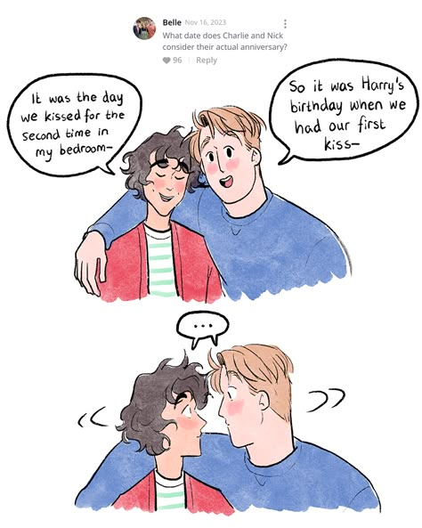 Heartstopper Mini Comics, Cute Heartstopper, Heartstopper Comics, End Of Chapter, Heartstopper Memes, Alice Oseman Books, Alice Osman, Tapas Comics, Kit Conner