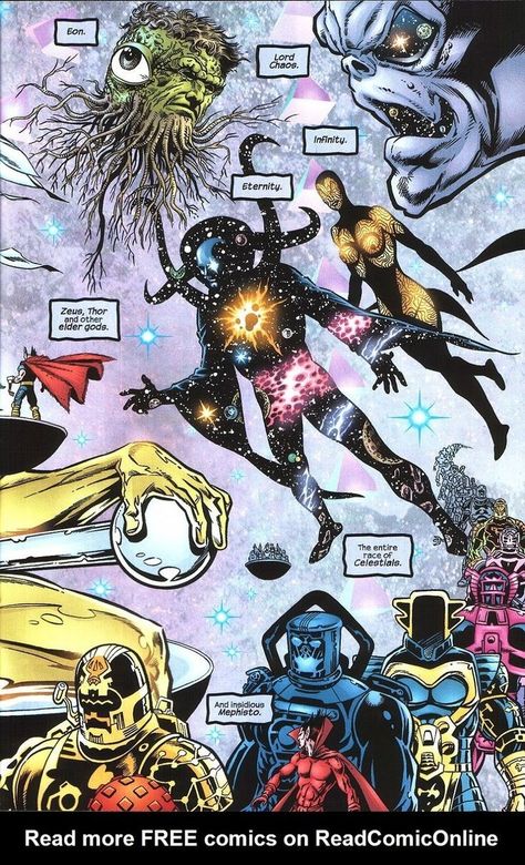 Eternity Marvel, Cosmic Being, Best Marvel Movies, Comic Book Frames, Cosmic Comics, Karakter Marvel, Marvel Characters Art, Comic Book Pages, Marvel Comics Wallpaper