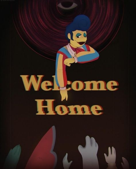 Welcome Home Puppet Show, Wally Au, Clown Party, Welcome Home Images, Silly Puppets, Clown Illustration, Wally Darling, Hello Neighbor, Home Board