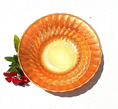 Vintage Fire King Peach Lustre Bowl Anchor Hocking 1950s Swirl Pattern Kitchen Glassware, Peach Lustre, Glass Dinnerware, Pottery Vintage, Vintage Fire King, Vintage Carnival, Antique Glassware, Vintage Dinnerware, Gorgeous Glass