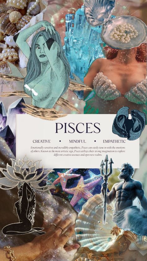 Astrology Pisces zodiac Neptune water sign Pisces Blue Aesthetic, Pisces Zodiac Aesthetic, Pisces Sun Aesthetic, Water Signs Aesthetic, Zodiac Branding, Pisces Moon Aesthetic, Taurus Midheaven, Pisces + Core + Aesthetic, Pisces Vibes