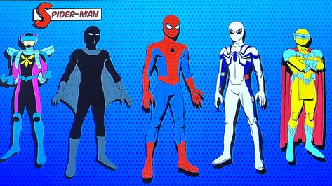 Disney+ Reveals First Look at Spider-Man Prequel Show (Photos) Friendly Neighborhood Spiderman, Animated Spider, Disney Reveal, Harry Osborn, Marvel News, Spiderman Suits, Comics Characters, Famous Comics, Teenage Ninja