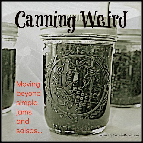 I think just about everyone who learns to can foods starts with water bathed strawberry jam and tomato salsas. Some then progress to vegetables and Pressure Canning Meat, Pickled Watermelon, Unusual Recipes, Pickle Vodka, Watermelon Pickles, Canning 101, Dehydrated Foods, Canning Food Preservation, Canned Food Storage