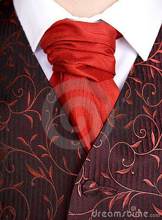 Red Ascot, Victorian Gothic Clothing, Ascot Ties, Geek Wedding, Wild Rag, Dapper Men, Tie Styles, Gothic Outfits, Party Fashion