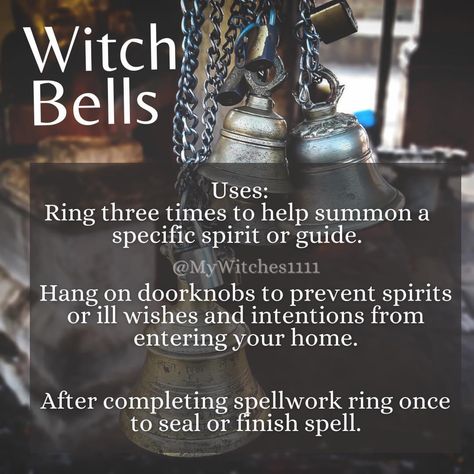 Witch Bells, Witch Tools, Wiccan Magic, Witch Spirituality, Magic Spell Book, Wiccan Spell Book, Magick Book, Witchcraft Spell Books, Witchy Crafts