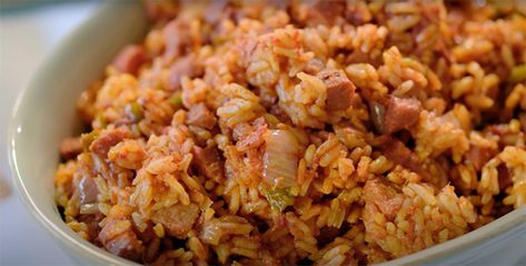 Gullah Red Rice - Delicious Miss Brown Delicious Miss Brown Recipes, Gullah Recipes, Delicious Miss Brown, Kardea Brown, Asparagus Salad Recipe, Famous Recipes, Southern Cooking Recipes, Brown Recipe, Jollof Rice