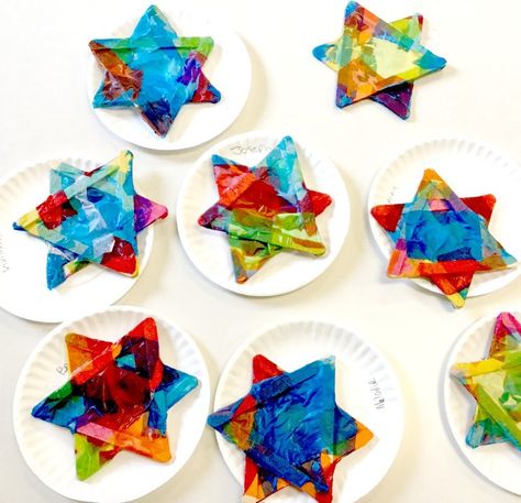 Star of David Craft Image Hannakuh Crafts For Kids, Star Of David Craft, Star Crafts For Kids, David Craft, Hanukkah Crafts For Kids, Chanukah Crafts, Preschooler Crafts, Hanukkah Preschool, Hanukkah Decorations Diy