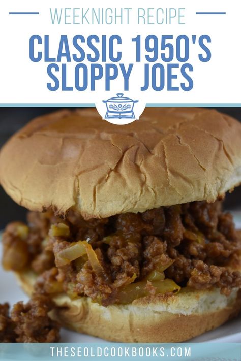 Old Fashioned Sloppy Joes, Old Fashioned Sloppy Joe Recipe, Sweet Sloppy Joes, Classic Sloppy Joe Recipe, Joe Sandwich, Sloppy Joe Recipe Easy, Homemade Sloppy Joe Recipe, Sloppy Joes Sandwich, Burger Sandwich