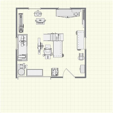 woodshop tool layout at DuckDuckGo Small Shop House, Shop Floor Plans, Shop Floor Plan, Workshop Layout, Woodworking Shop Plans, Woodworking Shop Layout, House Shop, Online Shop Design, Shop House Plans