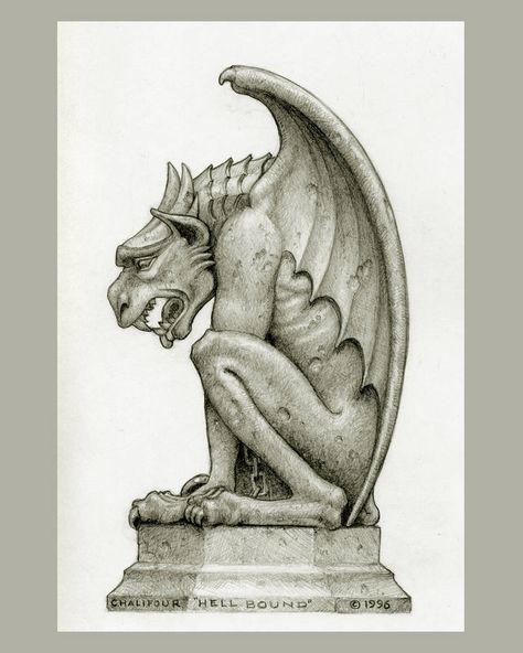 Gargoyle Drawing, Boston Ma, Drawing Art, Boston, Sketch, Pencil, Deviantart, Statue, Sculpture