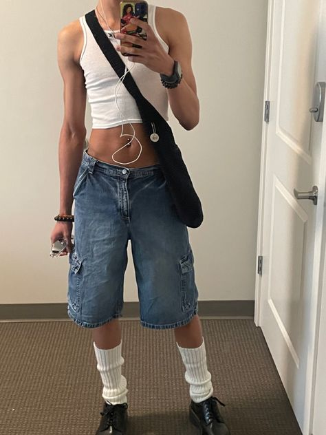 Twink Outfit Idea, Twink Fashion Aesthetic Outfits, Femboy Fashion Men, Twink Outfit, Men Crop Top, Y2k Outfits Men, Vintage Outfits Men, Mens Crop Top, Trendy Boy Outfits