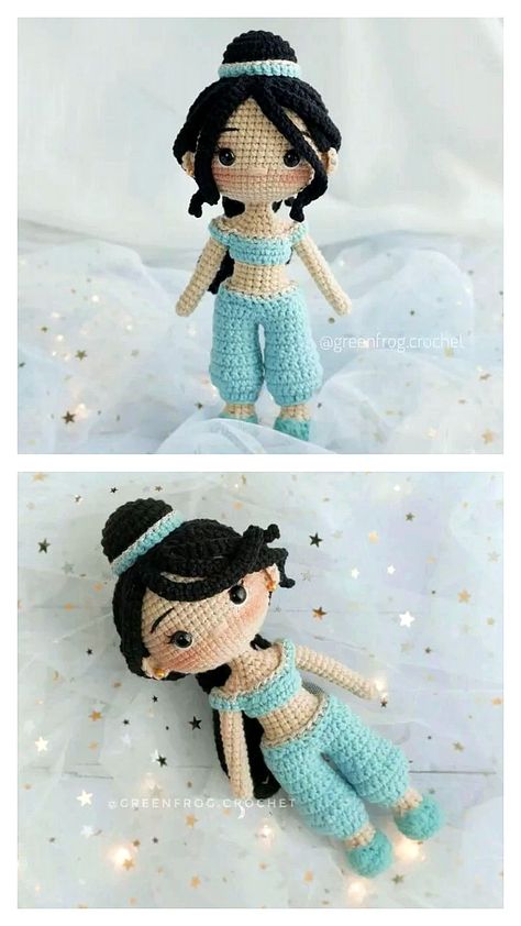 Amigurumi Disney Princess Free Pattern - Always Free Amigurumi Disney Princess Crochet, Disney Crochet Patterns, Crochet Princess, Crochet Doll Tutorial, Crochet Disney, Prințese Disney, Crochet Dolls Free Patterns, Pola Amigurumi, Crochet Amigurumi Free Patterns