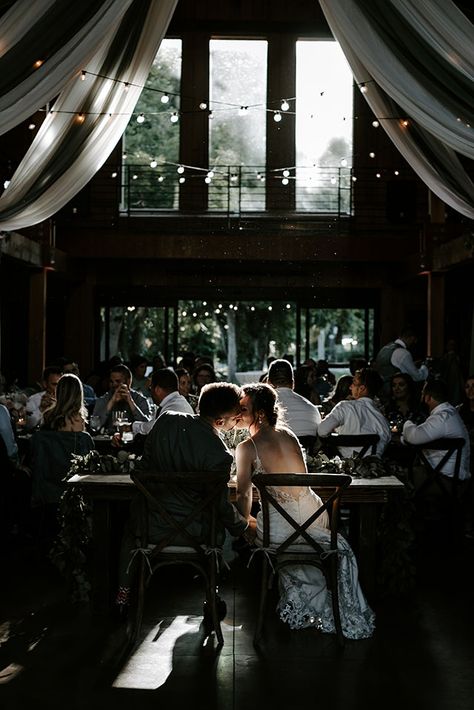 Sweetheart Table Wedding Dark And Moody, Wedding Photography Dark And Moody, Wedding Reception Photoshoot, Wedding Reception Shots, Wedding Photos Reception, Wedding Reception Photo Ideas, Dark And Moody Wedding Photography, Wedding Table Photos, Moody Wedding Reception