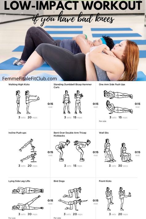 If you are overweight and have bad knees this low-impact workout will get you moving, burning fat and losing weight if you weigh 200 pounds or more.. #lowimpactworkout #exercise #fitness #getfit #healthy #100poundsdown #badkneesworkout #lowimpactfitness Bad Knee Workout, Bad Knees, Knee Exercises, Live Healthy, Inspiring Women, Low Impact Workout, Stubborn Belly Fat, Weights Workout, Fitness Lifestyle