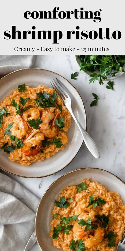 Risotto Recipes Shrimp, Rustic Cooking, Risotto Recipes Easy, Lobster Risotto, Shrimp Risotto, Risotto Dishes, Seafood Risotto, Potted Shrimp, Cooking With White Wine