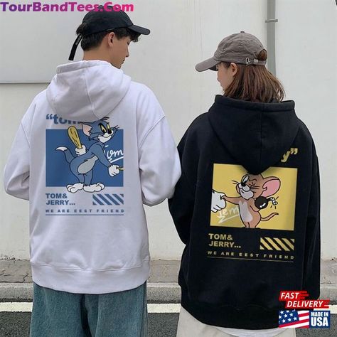 Couples Hoodies Aesthetic, Matching Couple Hoodies, Purple Hoodies, Matching Hoodies For Couples, Couple Hoodies, Hoodies Aesthetic, Tom Y Jerry, Tøp Aesthetic, Matching Hoodies