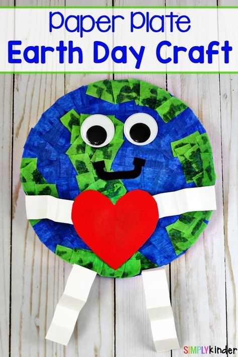 Celebrate Earth Day this year by creating this Paper Plate Earth Day Craft and talk to your students about all of the ways that they can help the Earth. Earth Day Craft, Help The Earth, Earth Week, Earth Craft, Earth Day Projects, April Crafts, Earth Day Crafts, Earth Day Activities, Pediatric Therapy