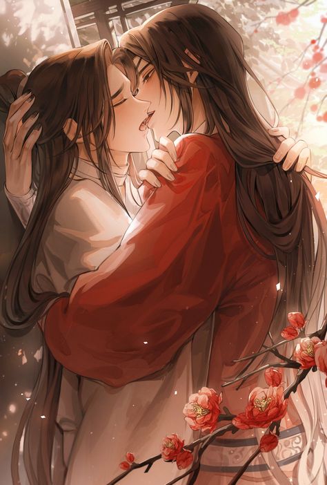 Hualian Fanart Spicy, Heaven Official’s Blessing, Adorable Homes Game, The Ancient Magus Bride, Disney Characters Videos, Hua Cheng, Animation Art Sketches, Violet Evergarden, Cute Love Pictures