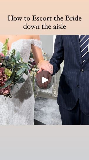 6K reactions · 936 shares | Did you know how to escort the Bride down the aisle? This is our recommendation for the best way to escort the bride down the aisle to leave lots of room between each other to comfortably walk.

Thank you @cranebrothers for taking part and helping us create this educational video 💕

#aucklandbridal #aucklandweddings #aucklandwedding #weddingtips #weddingtip #helpfulweddingtips #bridetips #nz #aucklandweddingdress | Vinka Design How To Ask Someone To Walk Down The Isle, Walking Down Isle Order, Walking Down The Aisle Quotes, Bride Coming Down The Aisle, Groom Seeing Bride Down Aisle, Bride Down The Aisle, Auckland Wedding, Marriage Help, Wedding List