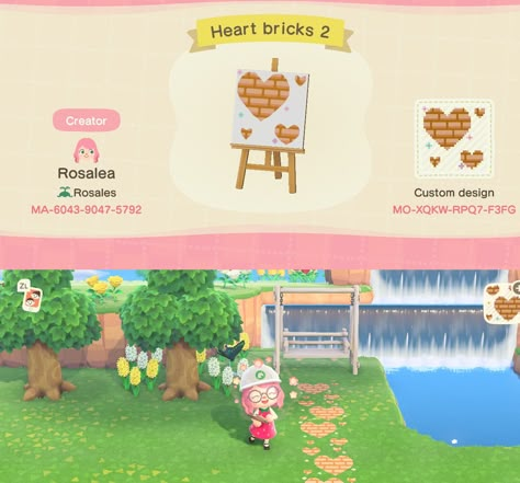 Animal Crossing Qr Codes Paths, Brick Paths, Animal Crossing Paths, Acnh Path, Motif Acnl, Animal Crossing Custom Designs, Acnh Paths, Acnh Qr Codes, Ac Codes