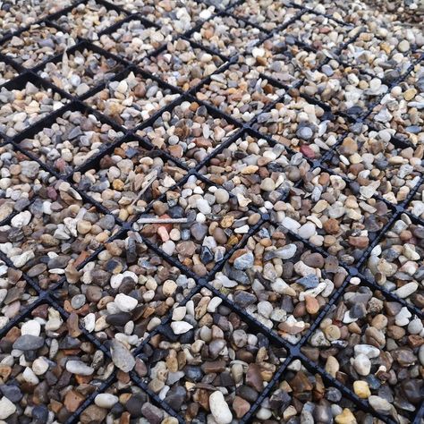 Our gravel stabilization, ground protection, and reinforcement products are made from recycled Plastic Grid Shed Base and provide long-lasting, high-performance gravel. Grid Inspiration, Ground Grid, Gravel Driveways, Grass Driveway, Gravel Parking, Landscape Drainage, Decorative Gravel, Gravel Driveway, Shed Base