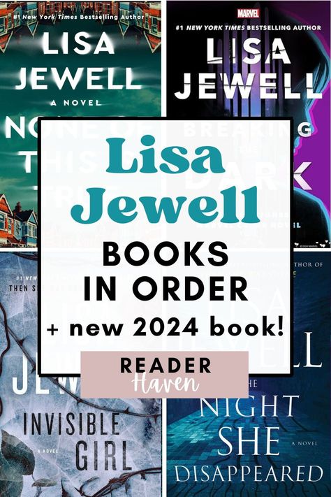 Need a complete list of Lisa Jewell books in order so you can figure out which one to read next? I’ve got you covered! If you love psychological thrillers especially, you’ll definitely want to check out Lisa Jewell’s books - including her newest book coming in 2024. Or, you might enjoy her earlier contemporary fiction novels! Best Psychological Thrillers Books 2023, Lisa Jewell Books, 2024 Book Club Books, Books To Read 2024, 2024 Books To Read, Lisa Jackson Books, Lisa Gardner Books, Best Psychological Thrillers Books, John Grisham Books